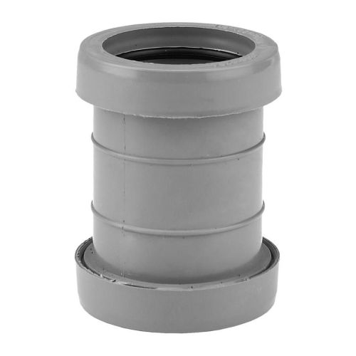 32mm Grey Push Fit Waste Straight Coupling