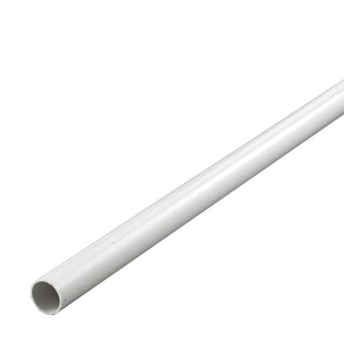 White 32mm Waste 3m Plain End Pipe