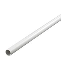 White 40mm Waste 3m Plain End Waste Pipe
