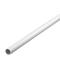 White 50mm Waste 3m Plain End Pipe