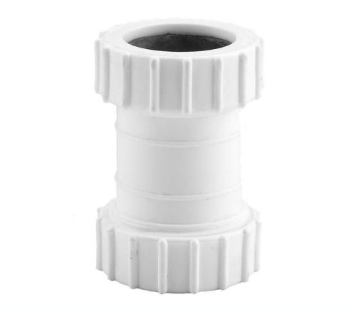 White 32mm Compression Waste Coupling