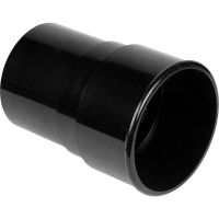 Black Half Round Pipe Socket
