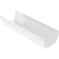 Aquaflow White Square Line 2m Gutter