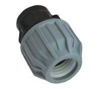 MDPE Water Pipe Female Coupling 20mm x 3/4"