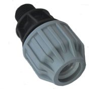 MDPE Water Pipe Male Coupling 20mm x 1/2"