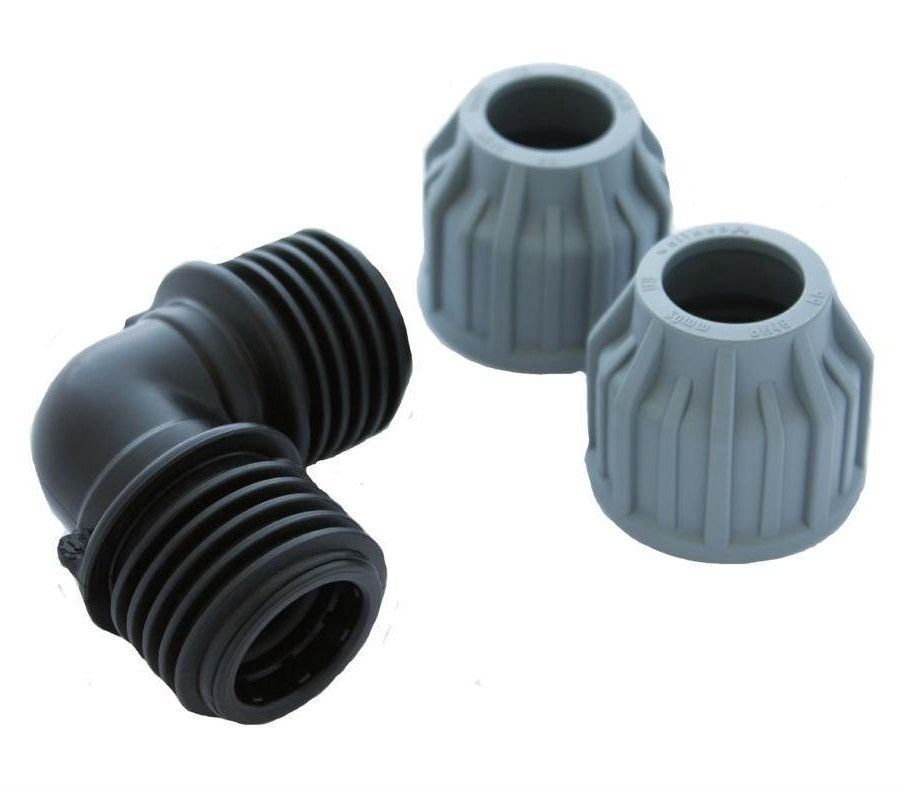 MDPE Water Pipe  50mm Elbow