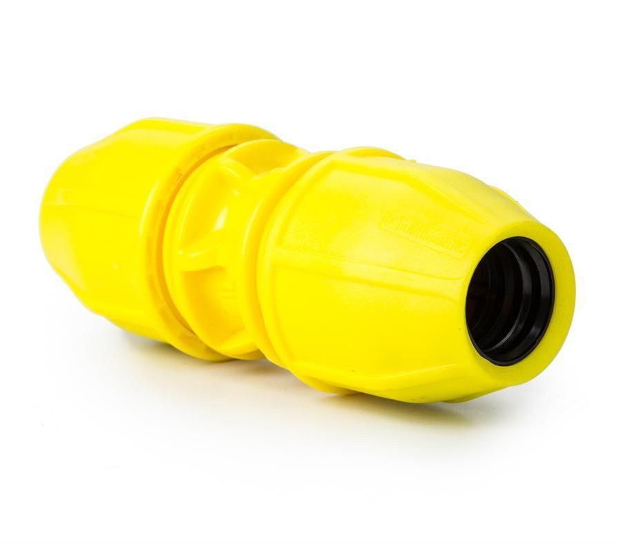 Yellow Gas Coupling 32mm PDC