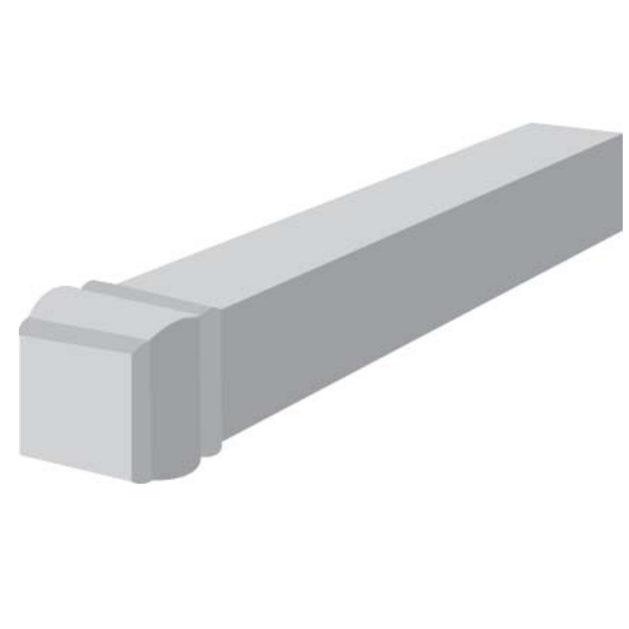 16mm Ogee Fascia Corner 600mm 90