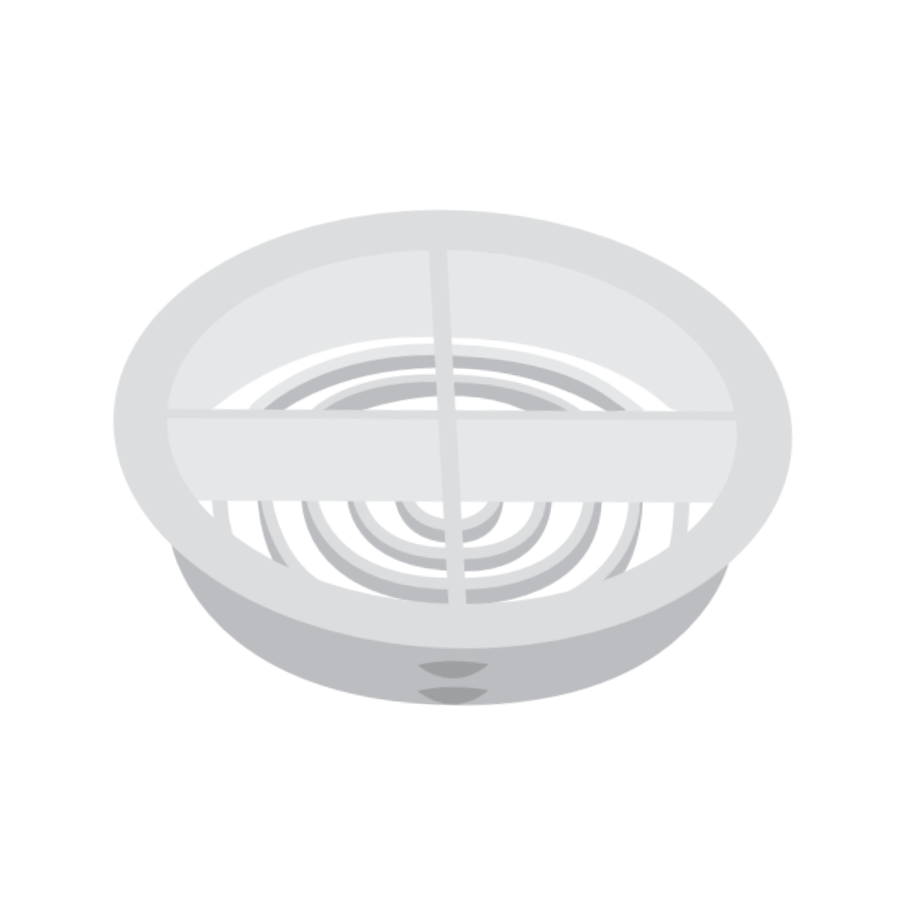Hollow Soffit Circular Vent 350mm