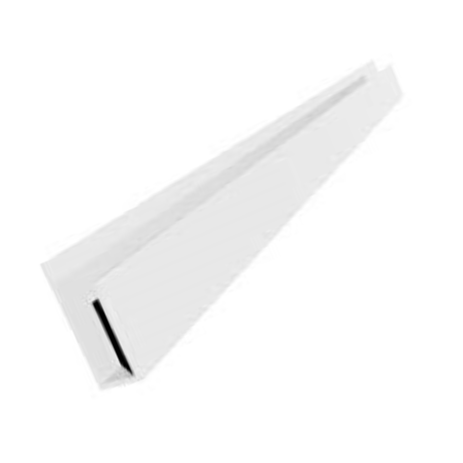 Hollow Soffit F Trim x 5m