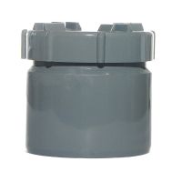 Aquaflow 160mm Access Plug With Screw Cap Pushfit Grey
