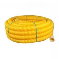 Twinwall Duct Coils (Perforated) 60mm x 50m Yellow 