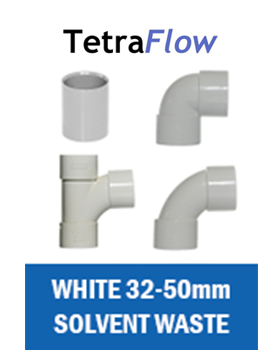 3E Solvent Waste Range White Tetraflow