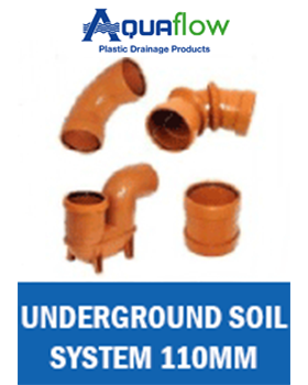 5A Underground Pipe & Fittings 160mm Aquaflow