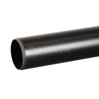 Tetraflow Black 110mm Solvent 3m Plain End Soil Pipe
