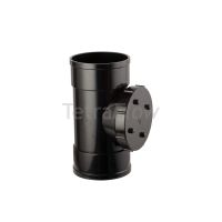 Tetraflow Black 110mm Solvent Access Pipe Coupling 