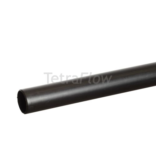 Tetraflow Black 32mm x 3m Push Fit Single Socket Waste Pipe