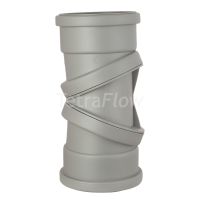 Tetraflow Grey 110mm Push Fit Adjustable Bend 0 - 90