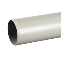 Tetraflow Grey 110mm Solvent 3m Plain End Soil Pipe 