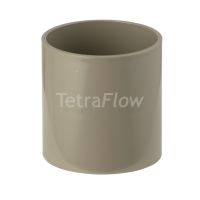 Tetraflow Grey 50mm Waste Straight Coupling