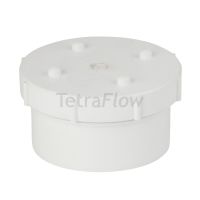 Tetraflow White 110mm Access Plug with Screw Cap