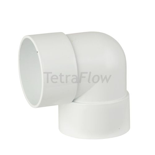 Tetraflow White 32mm Waste 90 Knuckle Bend