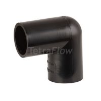 Tetraflow 90 Degree Bend 22mm Black