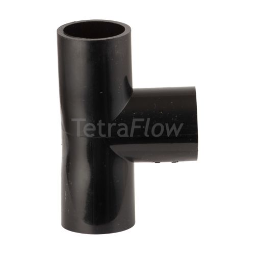 Tetraflow Tee Branch 22mm Black