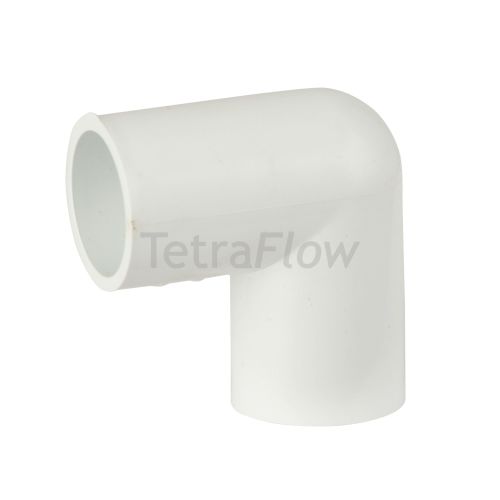 Tetraflow 90 Degree Bend 22mm White