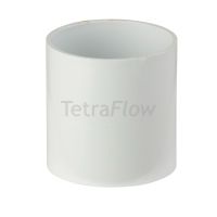 Tetraflow Straight Coupling 22mm White