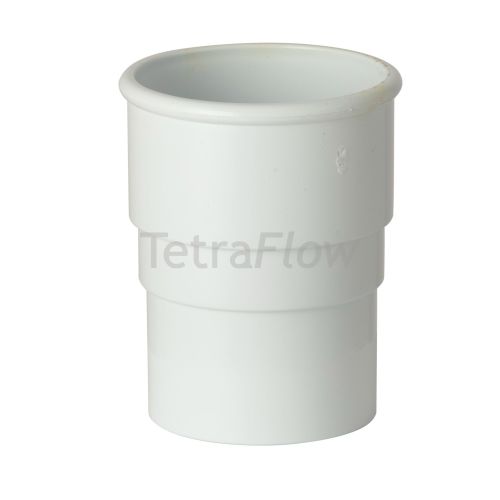 Tetraflow White Pipe Socket