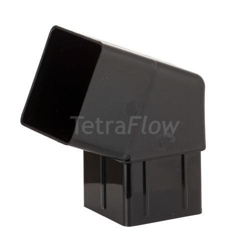 Tetraflow Black Square Line 112.5 Offset Bend