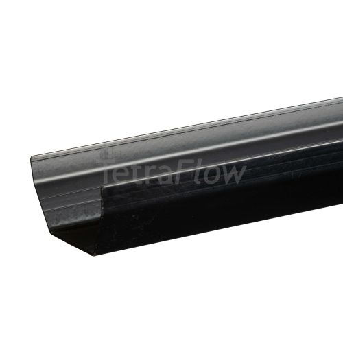 Tetraflow Black Square Line 4m Gutter