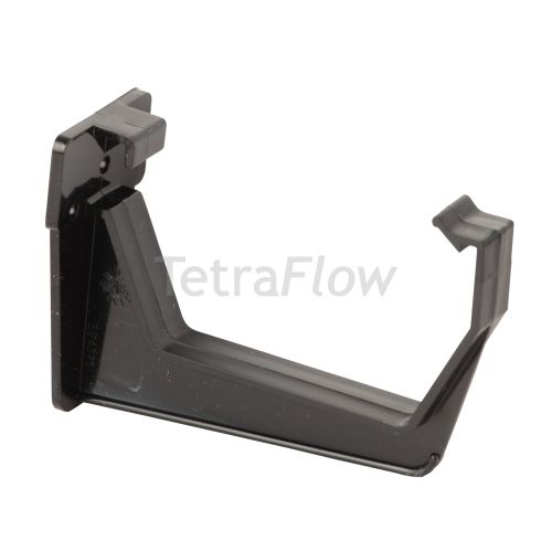 Tetraflow Black Square Line Gutter Fascia Bracket