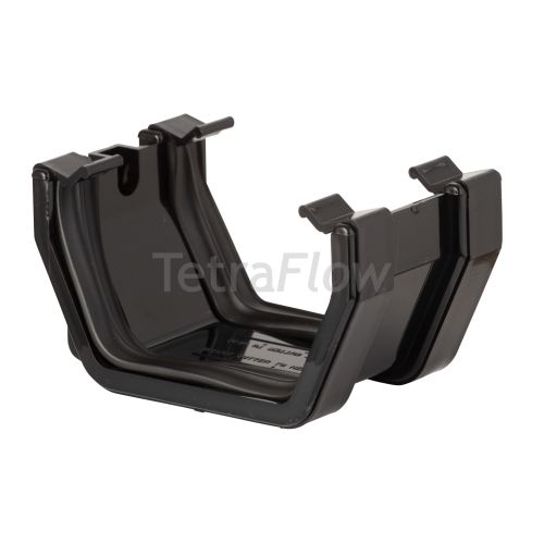 Tetraflow Black Square Line Union Bracket