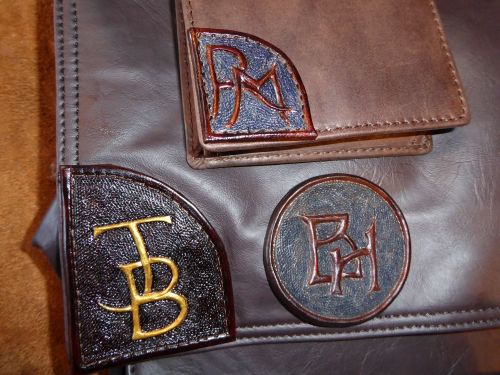 small custom initial patches