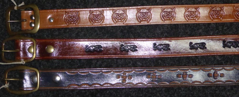 stamped belts header