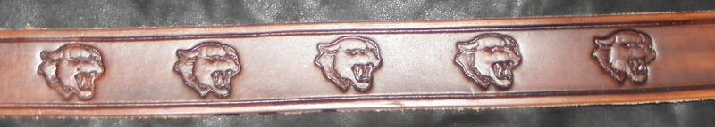 STAMPED BIG CAT BELT