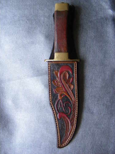 TOOLED KNIFE SHEATH