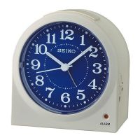 Seiko Quiet Sweep Blue Face Alarm Clock