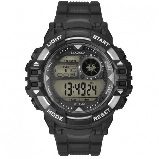 Sekonda Multi Function LCD Digital Chronograph Alarm Sports Watch