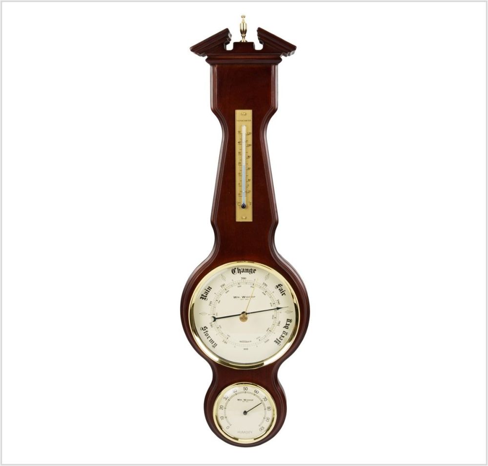 Large Banjo Barometer by Wm Widdop