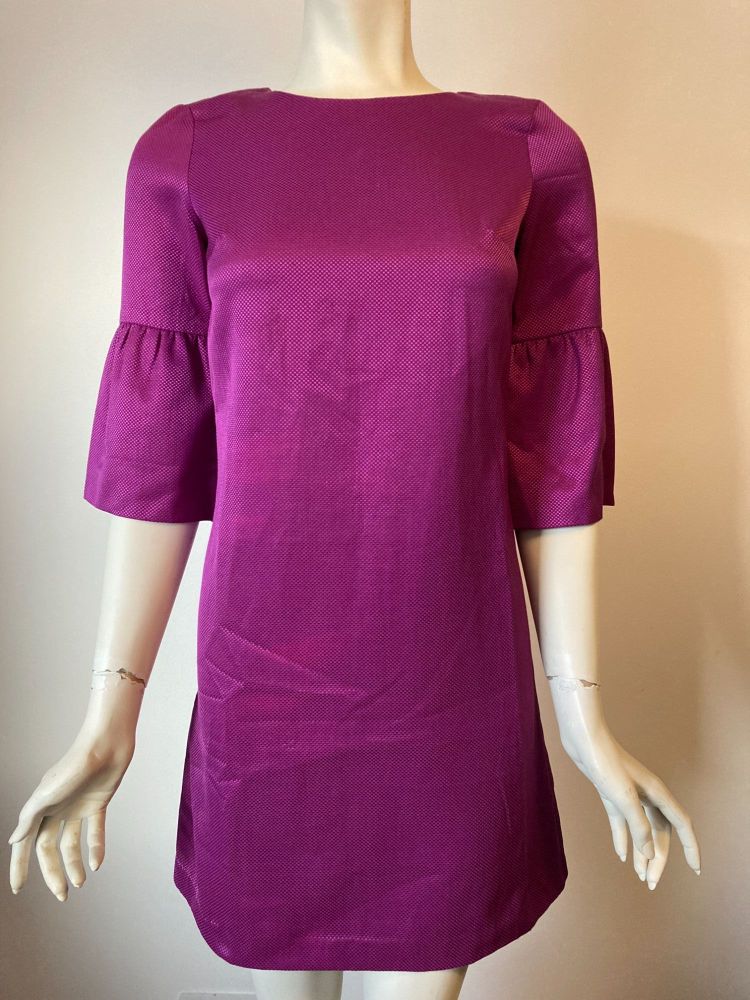 Purple A-line Dress