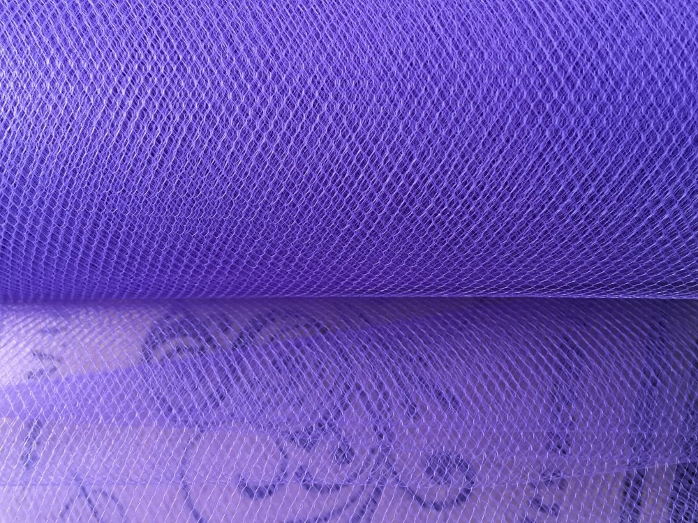 Purple Tulle Fabric Sold Per Metre Length