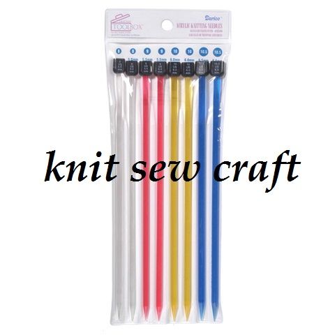 Darice Knitting Needles Set 5mm, 5.5mm, 6mm, 6.5mm