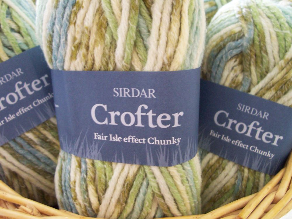 Sirdar Crofter Chunky Knitting Wool - Seagrass 045