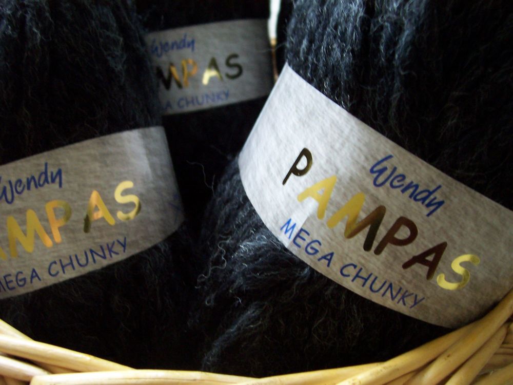 Wendy Pampas Mega Chunky Wool Graphite 2215