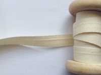 14mm Cream Cotton Tape - Safisa Natural Ivory