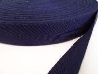 3/4" Apron Ties Tape Navy Blue 20mm 100% Cotton Strapping