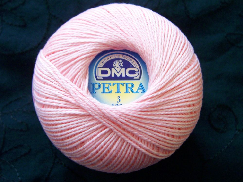DMC Petra Crochet Cotton Size 3 Thread Pink 5149 100g